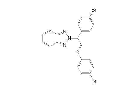 (E)-2-[1,3-Bis(4-bromophenyl)allyl]-2H-benzo[d][1,2,3]triazole