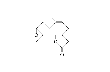 OXIRENO[2,3]AZULENO[4,5-B]FURAN-2(3H)-ONE, 3A,4,6A,7,7A,8A,8B,8C-OCTAHYDRO-6,8A-DIMETHYL-3-METHYLENE-