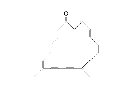 7,12-Dimethyl-8,9,10,11-tetradehydro(19)annulenone