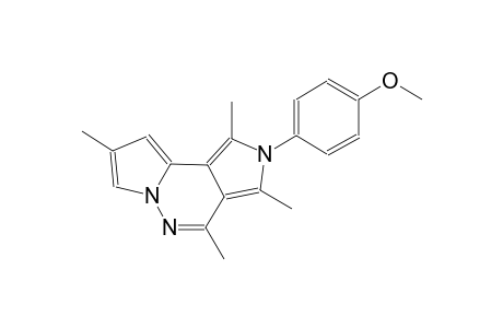 2-(4-methoxyphenyl)-1,3,4,8-tetramethyl-2H-dipyrrolo[1,2-b:3,4-d]pyridazine