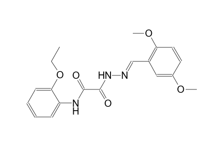 acetic acid, [(2-ethoxyphenyl)amino]oxo-, 2-[(E)-(2,5-dimethoxyphenyl)methylidene]hydrazide