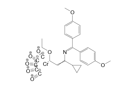 ((2E/Z)-3-{[Bis(4-methoxyphenyl)methylene]-amino}-3-cyclopropyl-1-ethoxy-2-propenylidene)pentacarbonylchromium