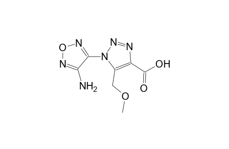 1-(4-Amino-1,2,5-oxadiazol-3-yl)-5-(methoxymethyl)-1H-1,2,3-triazole-4-carboxylic acid