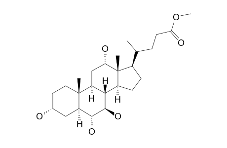 METHYL-3-ALPHA,6-ALPHA,7-BETA,12-ALPHA-TETRAHYDROXY-5-ALPHA-CHOLANOATE