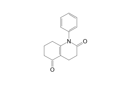 1-Phenyl-1,2,3,4,5,6,7,8-octahydro-2,5-quinolinedione