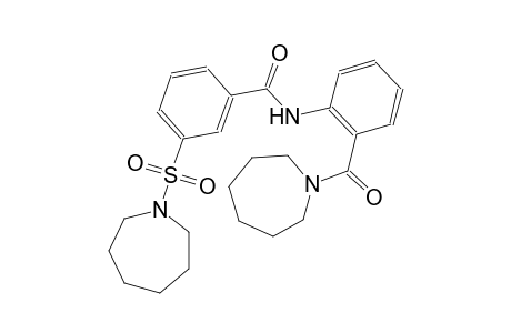 benzamide, N-[2-[(hexahydro-1H-azepin-1-yl)carbonyl]phenyl]-3-[(hexahydro-1H-azepin-1-yl)sulfonyl]-