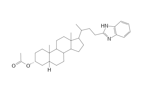 3.alpha.-Acetoxy-23-(benzimidazol-2'-yl)nor-cholane