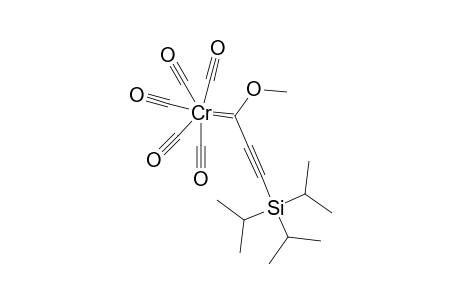 Triisopropylsilylethynyl(methoxy)carbenepentacarbonylchromium complex