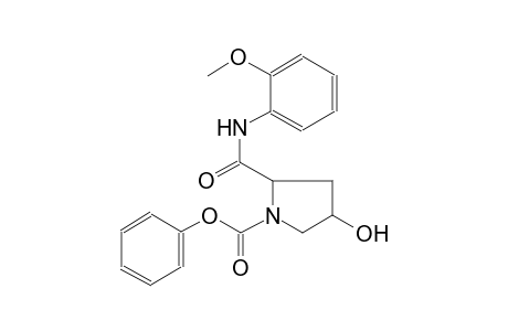 Pyrrollidin-3-ol, 5-(2-methoxyphenylaminocarbonyl)-1-phenoxycarbonyl-