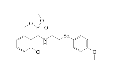 Dimethyl [(2-Chlorophenyl)({1-[(4-methoxyphenyl)selanyl]-propan-2-yl}amino)methyl]phosphonate