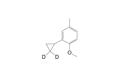 Benzene, 2-(cyclopropyl-2,2-D2)-1-methoxy-4-methyl-
