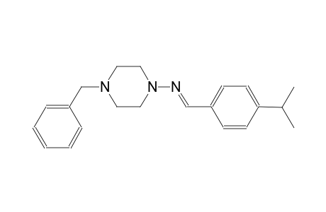 4-benzyl-N-[(E)-(4-isopropylphenyl)methylidene]-1-piperazinamine