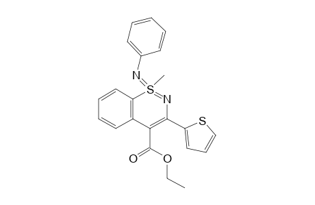 Ethyl 1-methyl-3-(thiophen-2-yl)benzo[e][1,2]thiazine-4-carboxylate 1-(N-phenylimine)