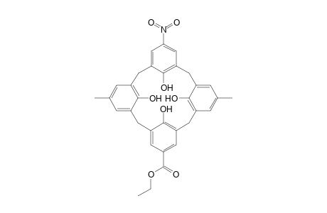 5-(Ethoxycarbonyl)-25,26,27,28-tetrahydroxy-11,23-dimethyl-17-nitrocalix[4]arene