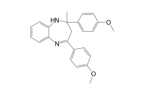 2-Methyl-2,4-bis(4-methoxyphenyl)-2,3-dihydro-1H-1,5-benzodiazepine