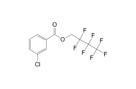 3-Chlorobenzoic acid, 2,2,3,3,4,4,4-heptafluorobutyl ester