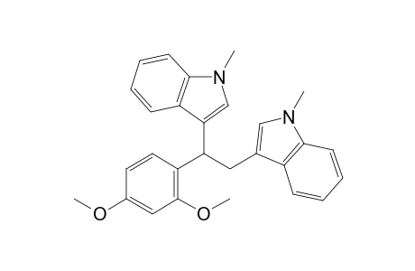 3,3'-(1-(2,4-Dimethoxyphenyl)ethane-1,2-diyl)bis(1-methyl-1H-indole)