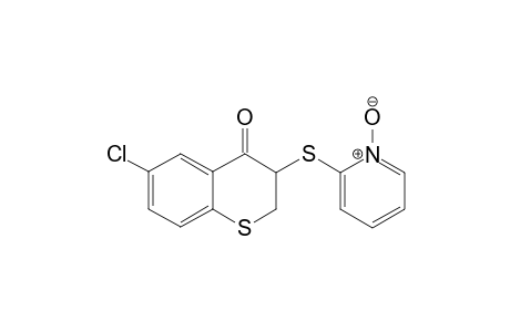 6-Chloro-3-[(1-oxido-2-pyridinyl)sulfanyl]-2,3-dihydro-4H-thiochromen-4-one