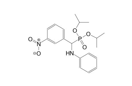 Phosphonic acid, phenyl(phenylamino)methyl-, diisopropyl ester