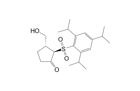 (2R,3R)-3-(Hydroxymethyl)-2-[(2,4,6-triisopropylphenyl)sulfonyl]-1-cyclopentanone
