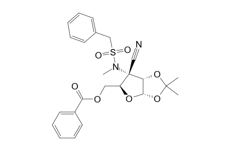 3-AMINO-5-O-BENZOYL-3-C-CYANO-3-DEOXY-1,2-O-ISOPROPYLIDENE-3-N-PHENYLMETHANESULFONYL-ALPHA-D-RIBOFURANOSE