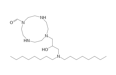 7-[3-(dioctylamino)-2-hydroxy-propyl]-1,4,7,10-tetrazacyclododecane-1-carbaldehyde