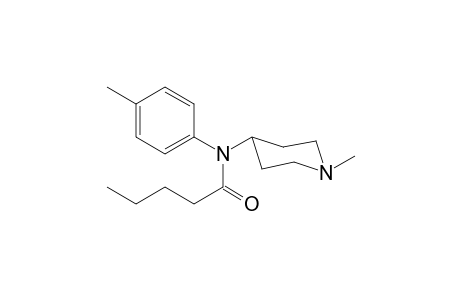 N-(4-Methylphenyl)-N-(1-methylpiperidin-4-yl)pentanamide