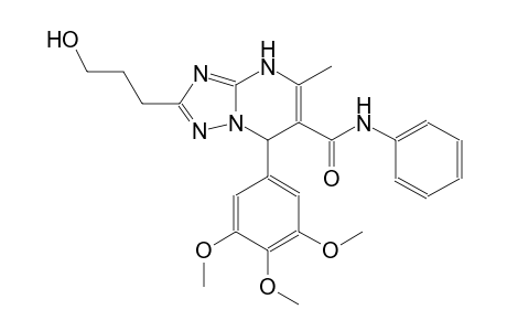 2-(3-hydroxypropyl)-5-methyl-N-phenyl-7-(3,4,5-trimethoxyphenyl)-4,7-dihydro[1,2,4]triazolo[1,5-a]pyrimidine-6-carboxamide