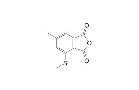 1,3-Isobenzofurandione, 6-methyl-4-(methylthio)-
