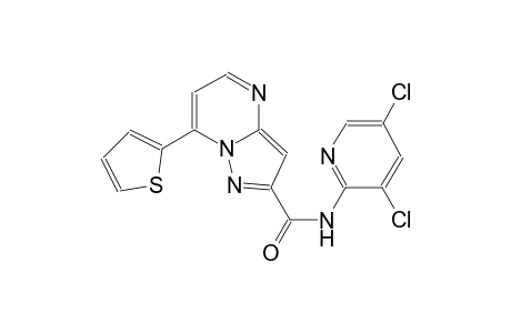 N-(3,5-dichloro-2-pyridinyl)-7-(2-thienyl)pyrazolo[1,5-a]pyrimidine-2-carboxamide
