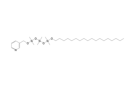 3-(Pyrrol[1,1,3,3,5,5-hexamethyl-5-(octadecyloxy)trisiloxanyl]oxymorphomethyl)pyridine