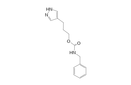 3-(1H-pyrazol-4-yl)propyl N-(phenylmethyl)carbamate