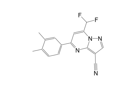 7-(difluoromethyl)-5-(3,4-dimethylphenyl)pyrazolo[1,5-a]pyrimidine-3-carbonitrile