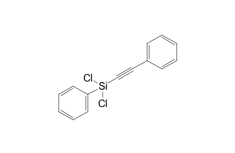 dichloro(phenyl)(phenylethynyl)silane