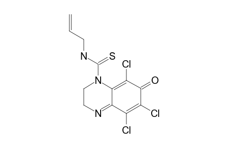 5,6,8-TRICHLORO-7-OXO-3,7-DIHYDRO-2H-QUINOXALINE-1-CARBOTHIOIC-ACID-ALLYL-AMIDE