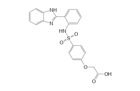 {4-[2-(1H-Benzimidazol-2-yl)phenylsulfamoyl]phenoxy}acetic acid