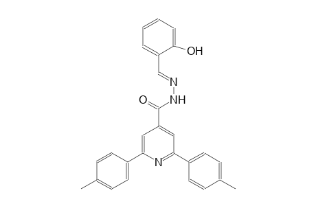 N'-[(E)-(2-hydroxyphenyl)methylidene]-2,6-bis(4-methylphenyl)isonicotinohydrazide