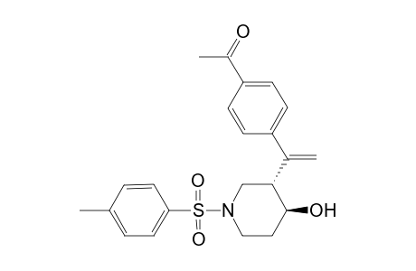 (3S,4S)-3-[1-(4-Acethylphenyl)ethenyl]-1-[(4-methyphenyl)sulfonyl]-4-piperidinol