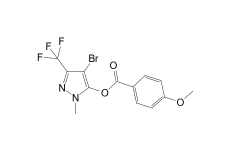 4-Bromo-5-[(4'-methoxybenzoyl)oxy]-1-methyl-3-(trifluoromethyl)pyrazole