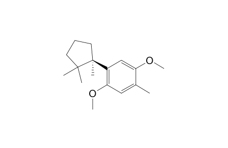 5-[1'.2',2'-Trimethylcyclopent-1'-yl]-2-methyl-1,4-dimethoxybenzene