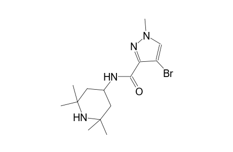 4-bromo-1-methyl-N-(2,2,6,6-tetramethyl-4-piperidinyl)-1H-pyrazole-3-carboxamide