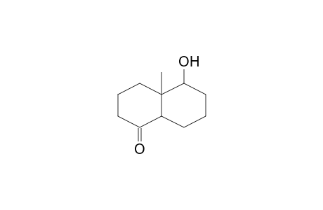 1(2H)-Naphthalenone, octahydro-5-hydroxy-4a-methyl-