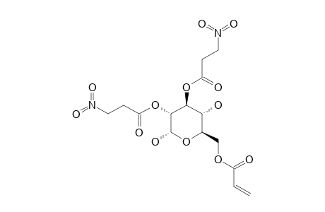 6-O-ACRYL-2,3-DI-O-(3-NITROPROPANOYL)-ALPHA-D-GLUCOPYRANOSE