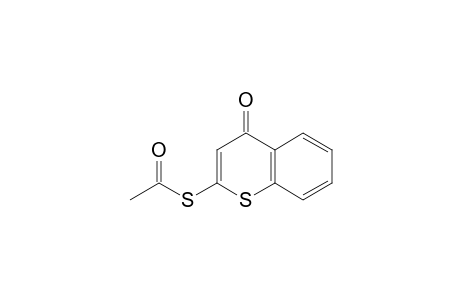 4H-1-Benzothiopyran, ethanethioic acid deriv.