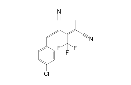 (2Z,4E)-4-Cyano-3-trifluoromethyl-5-(4-chlorophenyl)-2-methylpentadiennitrile