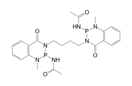 N,N'-(3,3'-(butane-1,4-diyl)bis(1-methyl-4-oxo-3,4-dihydrobenzo[d][1,3,2]diazaphosphinine-3,2(1H)-diyl))diacetamide