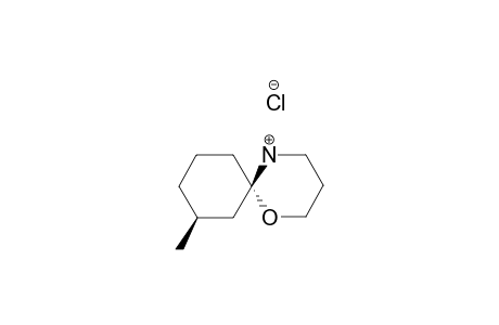 8-METHYL-1,5-OXAZASPIRO-[5.5]-UNDECANE-HYDROCHLORIDE;TRANS-ISOMER