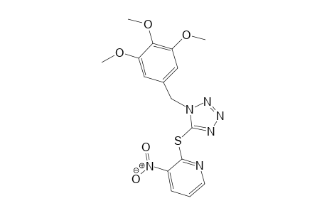 Pyridine, 3-nitro-2-[[1-[(3,4,5-trimethoxyphenyl)methyl]-1H-tetrazol-5-yl]thio]-