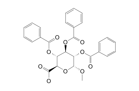 METHYL-2,3,4-TRI-O-BENZOYL-ALPHA-D-GLUCOPYRANUROIC-ACID