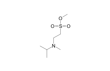 Ethanesulfonic acid, 2-[methyl(1-methylethyl)amino]-, methyl ester